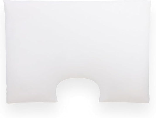 Wife Pillow - Topper, Hotel Style, 50/50 Blend: Goose Down Feather & Siliconized Fiberfill. Machine Wash & Dry. Adjustable for Side Sleepers by Zipper Access Add/Remove Filling: Soft Support