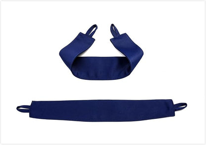 MIUCO 2 Panels Room Darkening Thermal Insulated Grommet Window Blackout Curtains for Bedroom 63 Inches Long Navy Blue