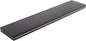 48 inch Floating Shelf x 11.8 Inch Deep, Black Stained Walnut with Stainless Steel Insert Veneer Engineered Wood Shelves for Storage, Wall Mounted Display Shelf for Bathroom Bedroom Kitchen