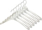 All Hung Up Hangers Plastic Coat Hangers, Clothes Hangers (Smokey Clear, 36pk)