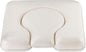 MUUL-WHCH Commode Seat Cushion, White U Shape Padded Cushion for Bedside Commodes, Chair, Shower Wheelchair