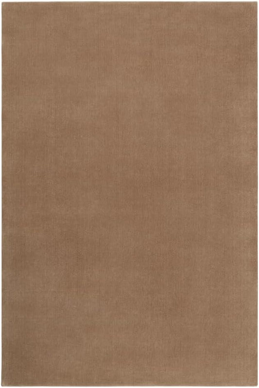 Hand-Tufted Wool Runner Area Rug – Soft Premium Wool Carpet for Living Room, Bedroom & Home Décor – 2.6X16 ft| Chestnut – Durable, Non-Slip Backing, Handcrafted Rug