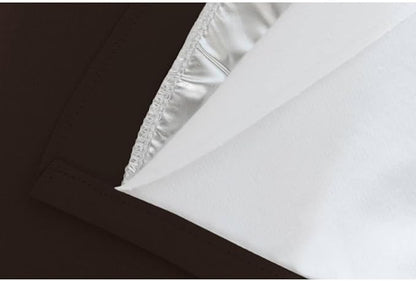 Moondream DecibelControl™ 3-in-1 Soundproof Curtain | Noise Reduction | Thermal Insulation | 100% Blackout | Patented Technology | Made in Europe | Grommet | 55" W x 108" L | Brown - Chocolate MC610