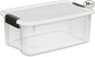 Sterilite 24-Pack Ultra Latching Box, Storage Bins with Lids, Clear Plastic, 18 Quart - Heavy-Duty Organizing Containers for Closet, Bathroom, and Office
