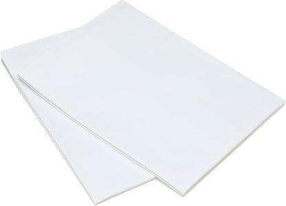Amazon Basics Down Alternative Bed Pillows and Pillow Protector Case 2-Piece Set, Medium Density, Standard - Pack of 2, White, 26"L x 20"W