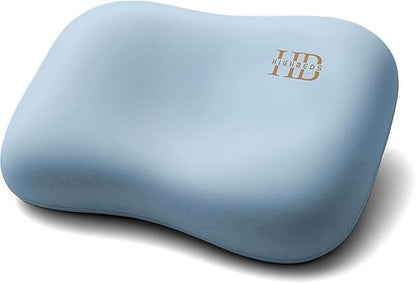 Cervical Neck Pillow for Memory Foam – Soft Ergonomic Side Sleeper Pillow for Neck Pain Relief, Ice Silk Zipperless Pillowcase, Eco-Friendly and Durable Material
