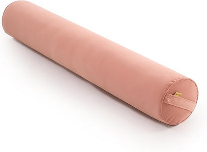 Body Pillow for Adults – Long Bolster Pillow for Bed, Round Cuddle Pillow, Full Support for Side Sleepers,47.24 x 7.87 Inches,Blush Pink