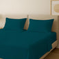 Carressa Linen 100% Egyptian Cotton Split King Sheets Sets for Adjustable Bed - 600 Thread Count 5 PC Top Split King Sheets, 16" Deep Pocket Soft Cooling Sheets for Split King Adjustable Bed - Teal