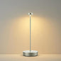 Cordless LED Table Lamp，Rechargeable Battery Desk Lamps, 3 Color Stepless Dimmable Metal Battery Table Lamps, Portable Table Light for Indoor/Outdoor/Restaurants/Bedroom/Bar