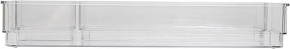 Martha Stewart Miles Plastic Stackable Office Desk Drawer Organizers, Set of 6, Clear
