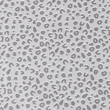 Amazon Basics Lightweight Super Soft Easy Care Microfiber 4 Piece Bed Sheet Set With 14-inch Deep Pockets - Full, Gray Cheetah,Printed