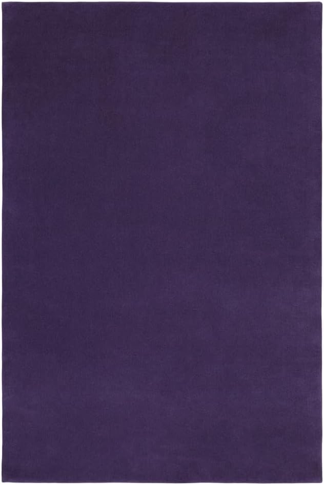 Hand-Tufted Wool Round Area Rug – Soft Premium Wool Carpet for Living Room, Bedroom & Home Décor – 9X9 ft| Lilac – Durable, Non-Slip Backing, Handcrafted Rug