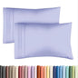 King Pillow Cases Set of 2 - Ultra Soft Hotel Quality Pillowcase Covers - Comfy, Cozy & Wrinkle Free - Shrinkage, Stain and Fade Resistant - Machine Washable Pillow Protectors - 2 Piece Set - Lavender