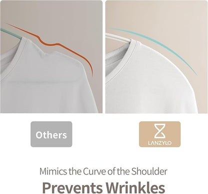 Clothes Hangers Plastic, Makes The Perfect Coat Hanger and General Space Saving Clothes Hangers for Closet