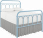 Cottingon Ruffled Bed Skirt with Split Corners-Dust Ruffle - 15" Drop 100% Microfiber Soft,Sheen & Luxurious Look - Bed Skirts (Light Grey -Queen)