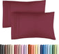 Queen Pillow Cases Set of 2 - Ultra Soft Hotel Quality Pillowcase Covers - Comfy, Cozy & Wrinkle Free - Shrinkage, Stain & Fade Resistant - Machine Washable Pillow Protectors - 2 Piece Set - Burgundy