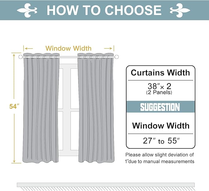 ChrisDowa Grommet Room Darkening Curtains for Bedroom and Living Room - 2 Panels Set Thermal Insulated Blackout Curtains (Pink, 38W x 54L)