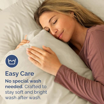 Queen Pillow Cases Set of 2 - Ultra Soft Hotel Quality Pillowcase Covers - Comfy, Cozy & Wrinkle Free - Shrinkage, Stain and Fade Resistant - Machine Washable Pillow Protectors - 2 Piece Set - Wheat