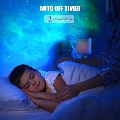 SFOUR Astronaut Galaxy Projector Night Light，Lights for Bedroom,Kids Room Decor Aesthetic, Adjustable Head Angle,Gift for Kids Adults Home Party Ceiling Decor，Christmas Gift