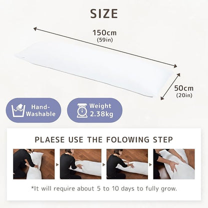 Comodo Body Pillow High Class (Made in Japan / 60 x 20 inch (150 x 50cm)) Dakimakura Pillow for Side Sleepers (Anime/Maternity) - Washable
