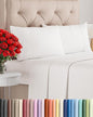 Twin XL 4 Piece Sheet Set - Cooling & Breathable - Hotel Luxury Bedding, Includes Fitted Sheet for Women, Men, Kids & Teens - 1 Flat, 1 Fitted Sheet, 2 Pillowcases w/Deep Pockets - Antique White