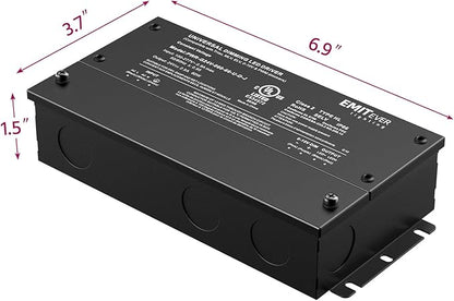 EMITEVER 60W Dimmable LED Driver, 24V Triac Dimmable Power Supply, AC to DC Transformer for LED Light, Compatible with Lutron and Leviton Dimmer, Waterproof IP67 and UL Listed, Class 2