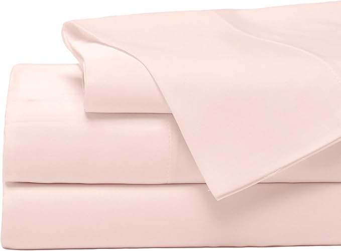 Cozy Earth Luxury Bed Sheet Set - 100% Viscose from Bamboo Fabric, Ultra-Soft & Breathable, Fits Regular & Deep Pocket Mattresses up to 20" - 4 Pieces Twin Sheet Set - Peony