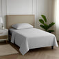 Carressa Linen 100% Egyptian Cotton Twin XL Sheets Set - 600 Thread Count Luxury Egyptian Cotton Sheets Twin XL Size (3 PC, Silver Gray), 16" Deep Pocket, Soft, Cooling, Sateen Weave Dorm Room Bedding