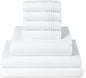 Mellanni Split King Sheet Set - 7-Piece Iconic Collection Bedding, (Including 4 Pillowcases), 16-Inch Deep Pocket, Easy Care, Extra Soft, Cooling Sheets, Brushed Microfiber - White