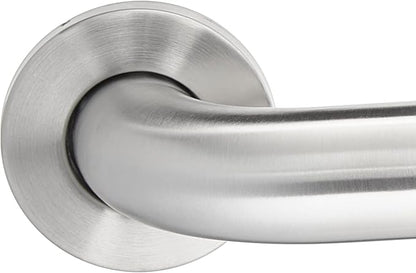 Amazon Basics Bathroom Handicap Safety Grab Bar, 36 Inch Length, 1.5 Inch Diameter, Holds up to 500LBs, ADA Compliant, Stainless Steel