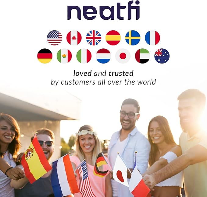 Neatfi Elite XL HD Bifocals Super LED Magnifying Lamp with Clamp, Glass Lens, 6500K, Glare-Free, Nonpolar Dimming (6 Inch Lens, White)