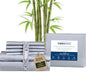 Therapedic 1000TC King 6-Piece Sheet Set - 100% Organic Rayon Derived from Bamboo Blend with Cooling Fiber, Ideal for Hot Sleepers - 16" Deep Pocket Fitted Sheet, Bonus Pillowcases - Light Blue