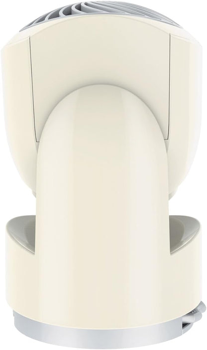 Vornado Flippi V6 Compact Air Circulator Fan, Quiet Portable Travel Fan for Office or Bedroom, Adjustable Head, 2 Speeds, Vintage White