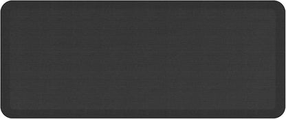 NewLife by GelPro Anti-Fatigue Designer Comfort Kitchen Floor Mat, 20"x48", Grasscloth Charcoal Stain Resistant Surface with 3/4" Thick Ergo-Foam Core for Health and Wellness