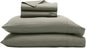 BOLL & BRANCH Signature Hemmed Sheet Set - Twin XL, Juniper - Luxury 100% Organic Cotton - Includes 1 Flat, 1 Fitted, 2 Pillowcases - Buttery Soft