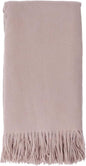 Alashan - Cashmere Blend Ripple Finish Woven Throw - Soft Cashmere Throw Blanket, Bisque