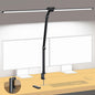 TROND LED Desk Lamp with Clamp, 29.55'' Tall Desk Light with Remote, 1500LM Bright Table Lamp, Swing Arm Clip on Light, Eye-Caring, Touch Control Dimmable for Home Office Monitor Reading Study Task