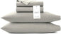 BOLL & BRANCH Signature Hemmed Sheet Set - Twin, Pewter - Luxury 100% Organic Cotton - Includes 1 Flat, 1 Fitted, 2 Pillowcases - Buttery Soft