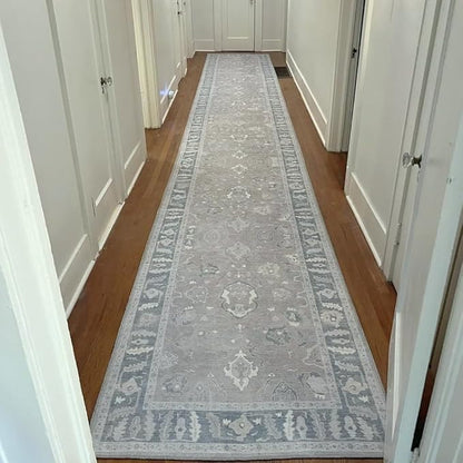 Fame Rugs Gray Modern Oushak Rug 8x10, Vintage Turkish Colorful Oriental Washable Antique Inspired Large Area Rugs, Luxury Living Room Bedroom (389GBB, 7'6 x 10')