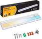 Ansen Hardwired Under Cabinet Lighting, 12in 10W LED Light for Kitchen/Closet, 666.7lm, CRI>92, R9>90, Dimmable, 3 Color Temperature, 3000K/4000K/5000K(Warm White, Cool White, Daylight)