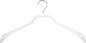 Mawa by Reston Lloyd BodyForm Series Non-Slip Space-Saving Clothes Hanger for Jackets, Suits and Coats, 16 1/2", Style 42/L, 1-Each, White