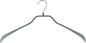 Mawa by Reston Lloyd BodyForm Series Non-Slip Space-Saving Clothes Hanger for Jackets, Suits & Coats, 16-1/2", Style 42/L, 1-Each, Silver