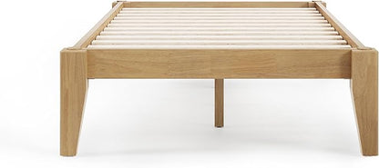 Thor Premium Solid Wood Bed Frame Twin XL, Platform Bed, Japanese Joinery Bed Frame, Wood Slat Support, No Box Spring Needed, Easy Assembly, Minimalist & Modern Style (Light Oak)