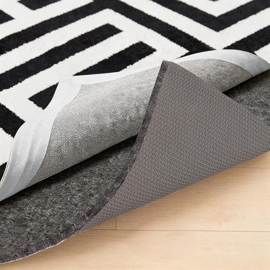 GORILLA GRIP Felt and Natural Rubber Stay in Place Slip Resistant Rug Pad, 1/8in Thick, 8x10 FT Protective Padding Under Area Rugs, Cushioned Gripper Pads, Carpet Runners, Hardwood Floors Protection