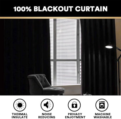 PrinceDeco 100% Blackout Curtains Thermal Curtains for Sliding Glass Door Patio Curtains for Sliding Door Linen Textured Thermal Insulated with White Backing,W100 X L84 Inch, Light Grey