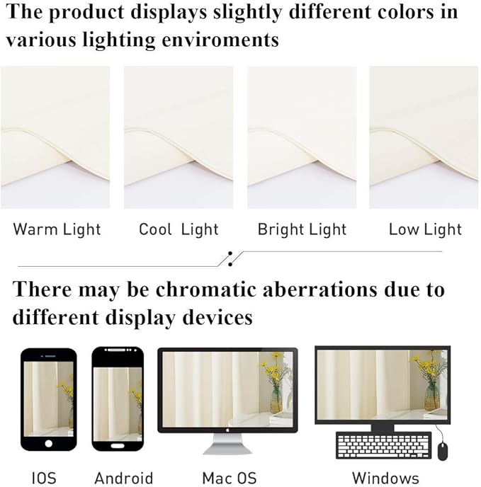 StangH Velvet Curtains 100 inches Long for Living Room, Ivory White Elegant Home Decor Thermal Privacy Protect Panels for Sliding Door/Office/Dining Room, W52 x L100, 2 Panels