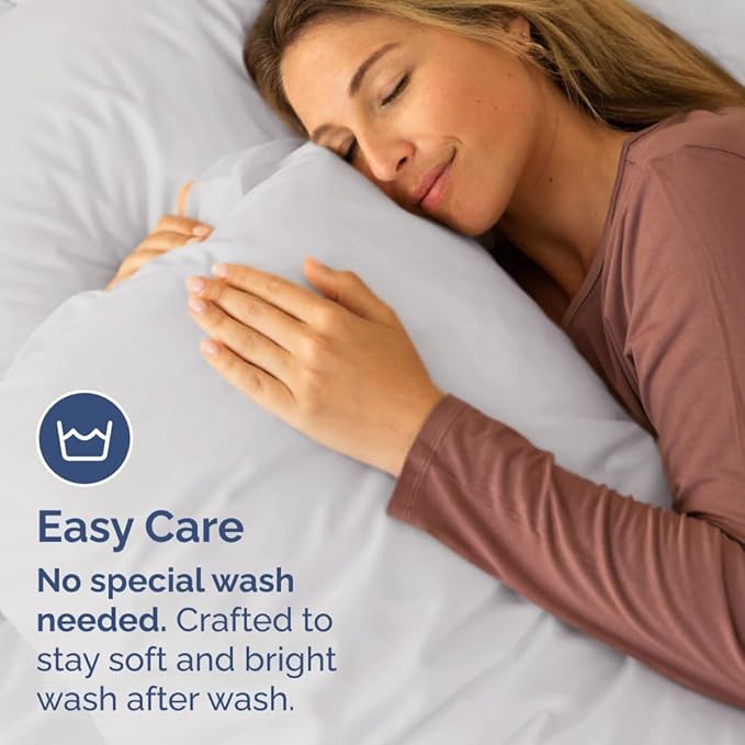 King Pillow Cases Set of 8 - Ultra Soft Hotel Quality Pillowcase Covers - Comfy, Cozy & Wrinkle Free - Shrink, Stain and Fade Resistant - Machine Washable Pillow Protectors - 8 Piece Set - French Grey