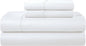 100% Egyptian Cotton Sheets Full Size Bed Set, Deep Pocket Full Sheet Set, 400 Thread Count Cotton Bed Sheets, Naturally Cool Soft Breathable No Pill Elasticated Luxury White Bedding for All Seasons
