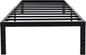 45MinST 18 Inch Maximum Storage Bed Frame/Reinforced Platform /3500lbs Heavy Duty/Easy Assembly/Mattress Foundation/Steel Slat/Noise Free, Twin XL