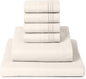 Mellanni California King Sheet Set - 6-Piece Iconic Collection Bedding, (Including 4 Pillowcases), 16-Inch Deep Pocket, Easy Care, Extra Soft, Cooling Sheets, Brushed Microfiber - Golden Ivory
